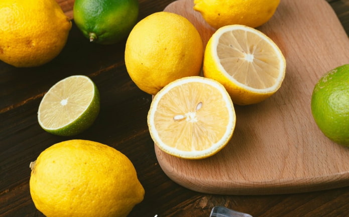 Citrons et citrons verts
