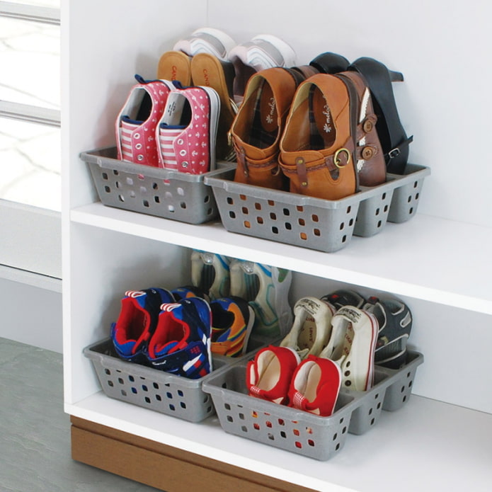 paniers à chaussures d'été