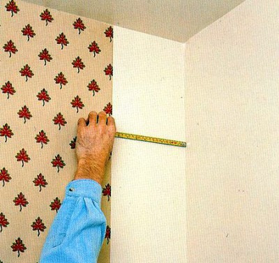 mesure de la distance avec un mètre ruban