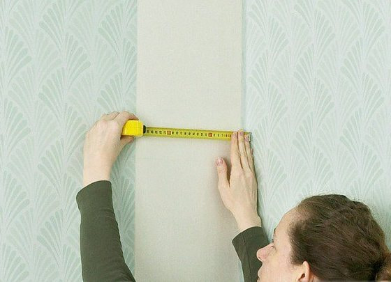mesure de la distance avec un mètre ruban
