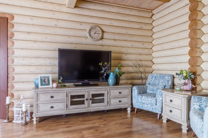 TV sur un support