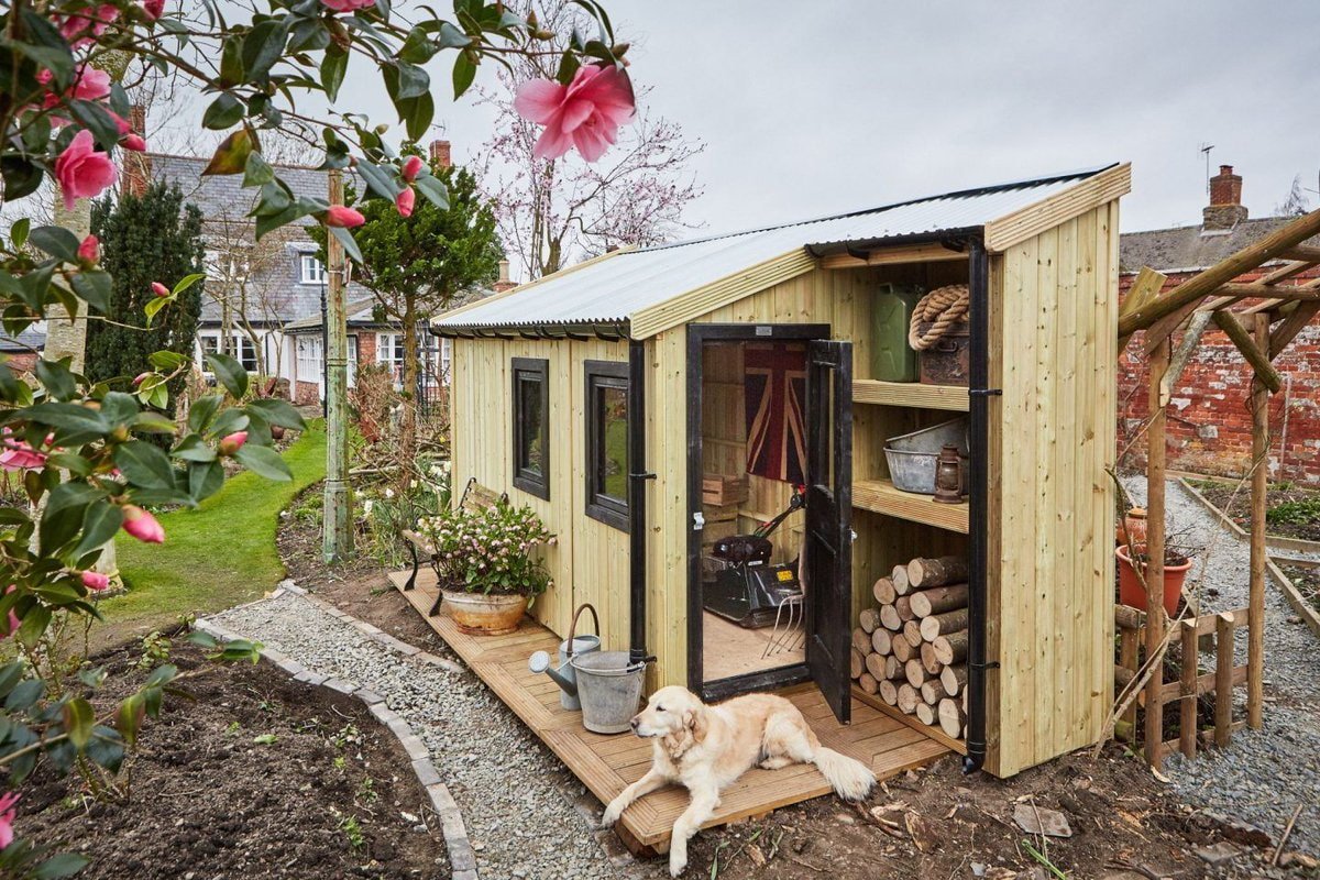 7 idées pour aménager un abri de jardin à la datcha (photo à l'intérieur)