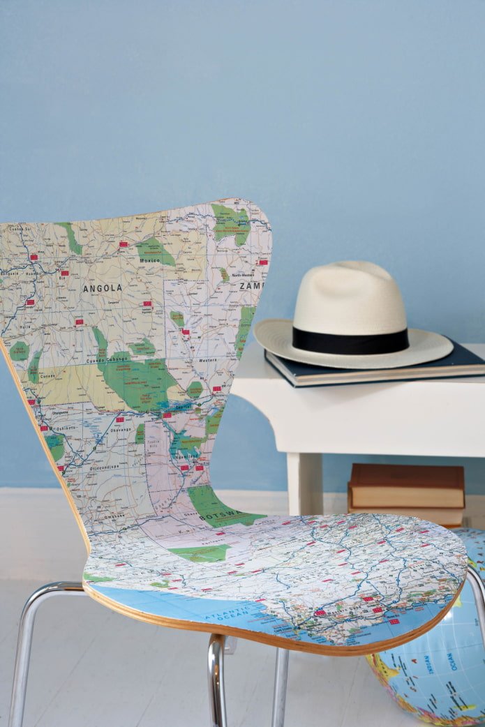 Découpage d'une chaise
