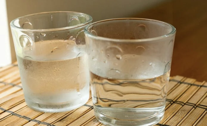 deux verres d'eau