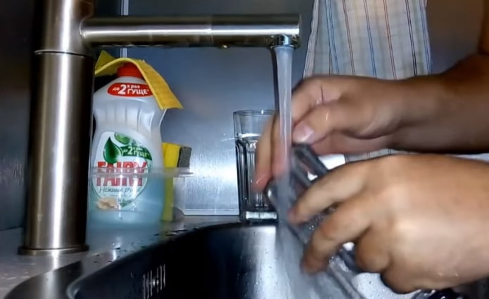 lavage de l'élément chauffant