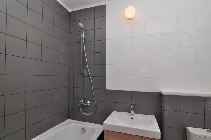Joint noir pour carrelage gris