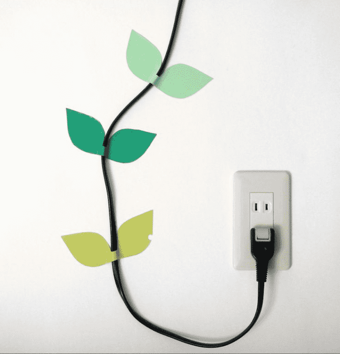 décoration de fil avec autocollants