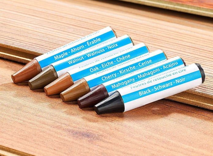 Crayon de cire pour stratifié