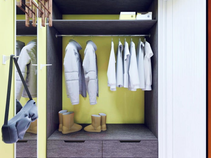 conception de dressing 2,4 m².