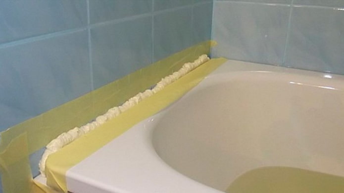 joints d'étanchéité avec de la mousse de montage