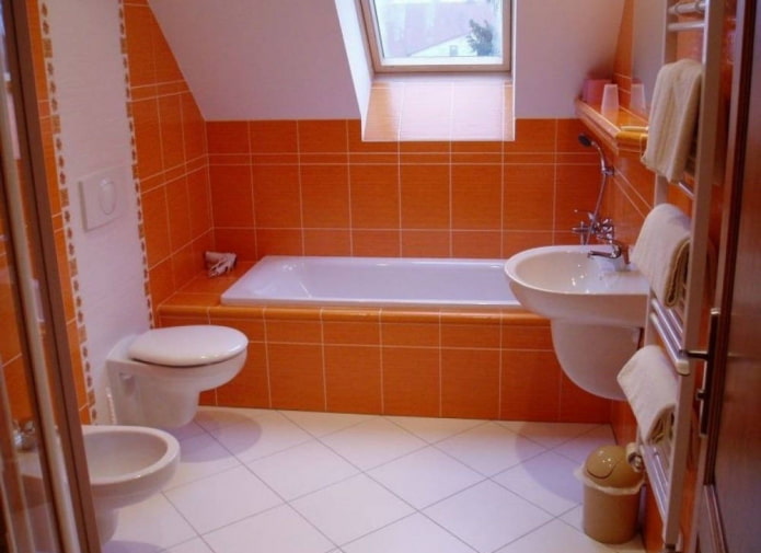 carrelage de la salle de bain