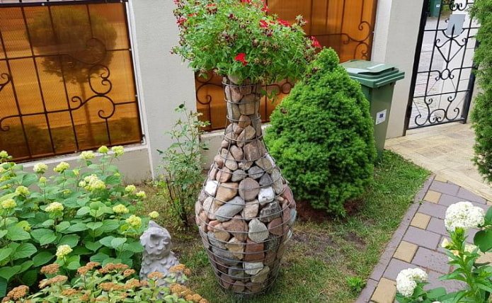 vase en gabions