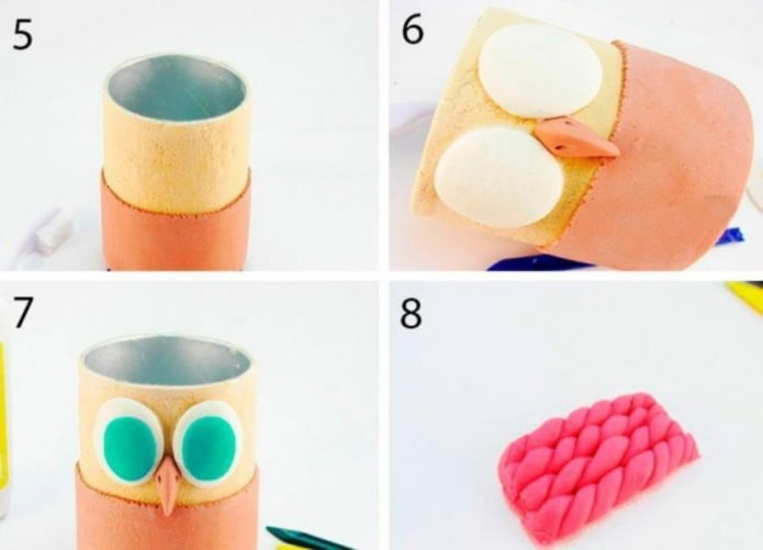 Étapes de création d'un pot à crayons