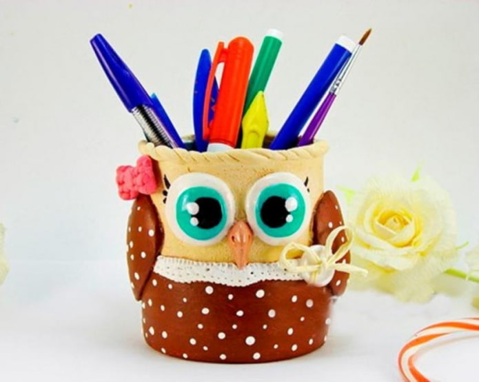 Pot à crayons prêt