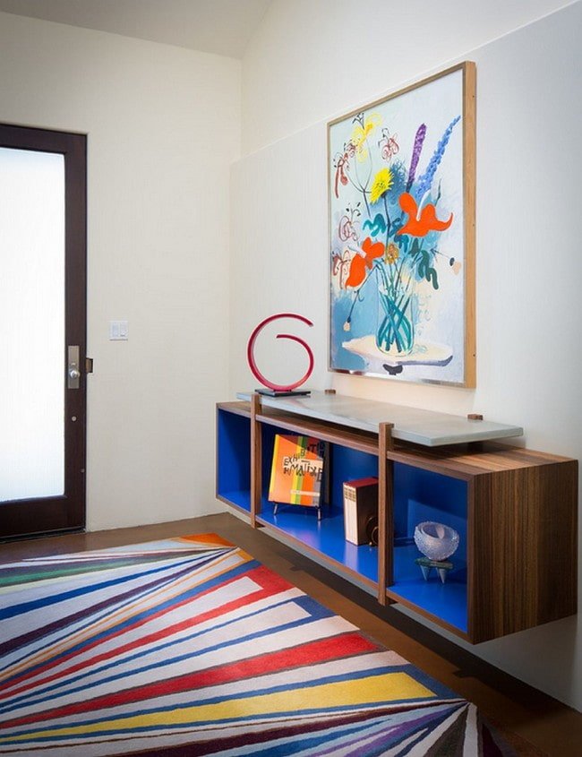 Peintures feng shui dans le couloir