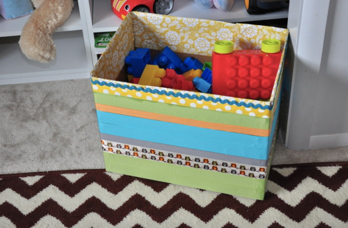 boîte pour jouets pour enfants