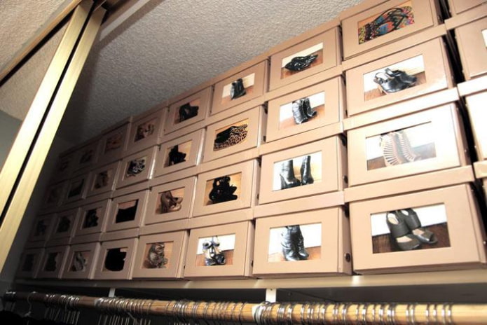 boîtes à chaussures