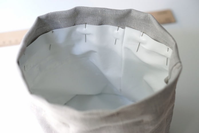 Doublure en toile cirée