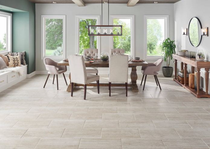 carrelage de sol en porcelaine