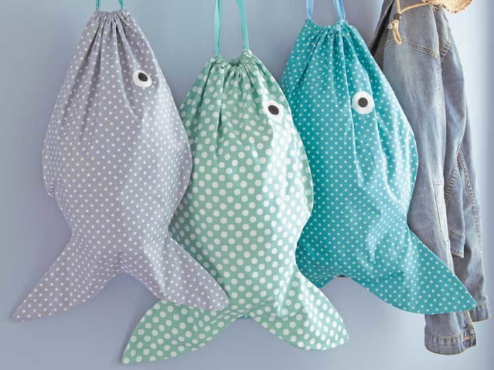 Sac avec élastique sur le dessus