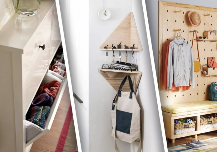 Comment ranger des choses dans un petit couloir ?