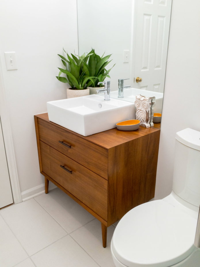 Armoire sous le lavabo