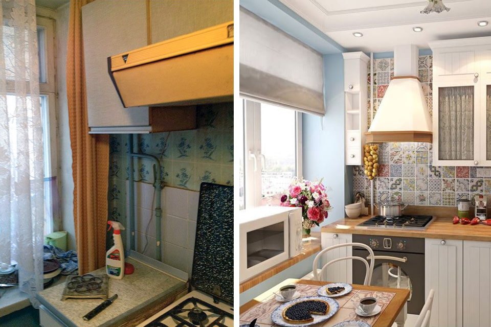 Impressionnante rénovation d'un appartement Khrouchtchev d'une pièce de 28 m²