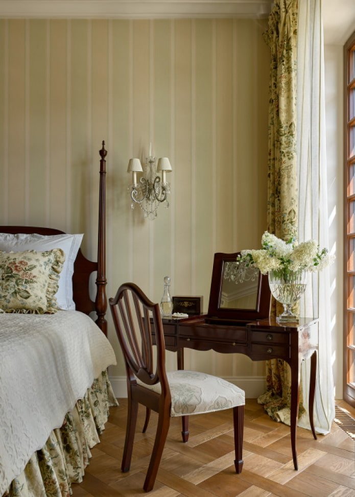 meubles sombres pour la chambre