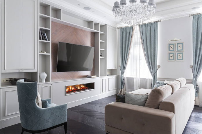 salon de style classique moderne