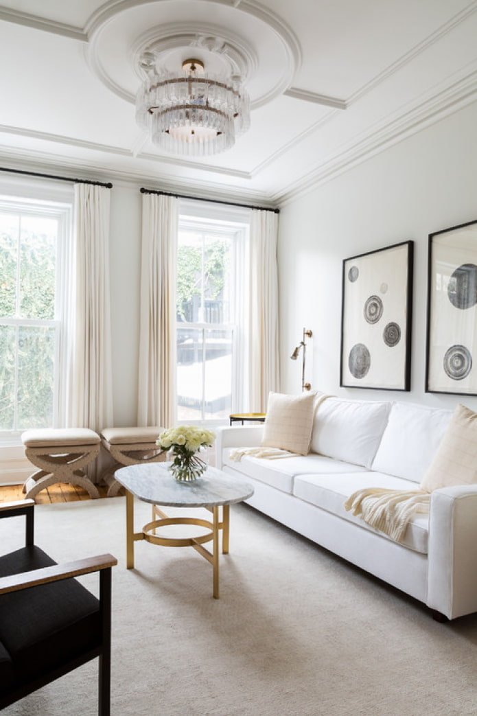 salon moderne lumineux
