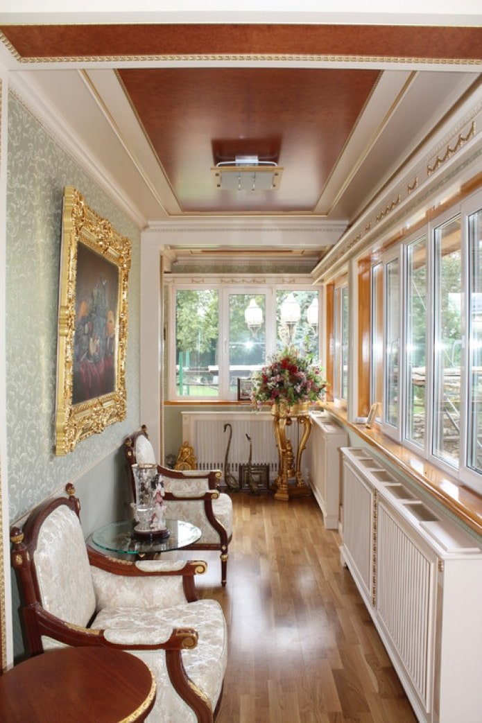 conception de balcon classique