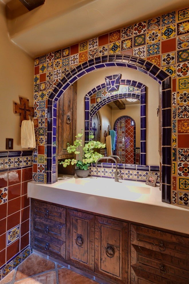 arche avec revêtement en carreaux de clinker