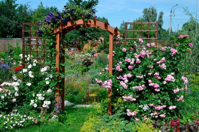 arche avec parterre