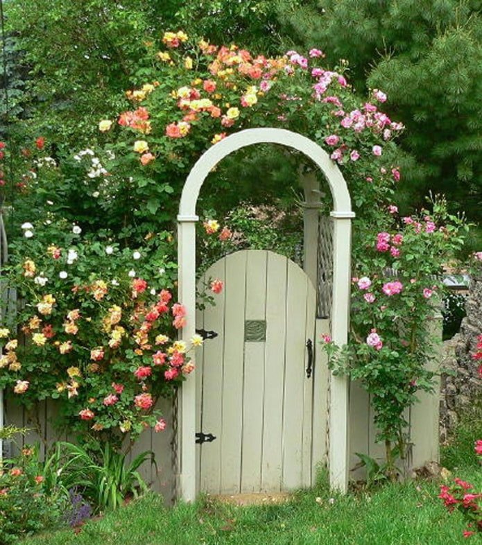portail avec parterre