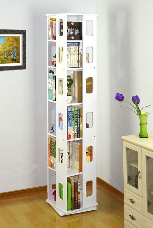 étagère-support à livres à l'intérieur