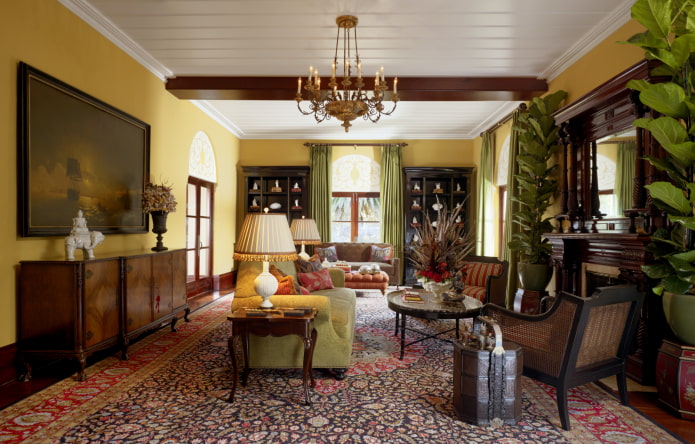 hall de style colonial