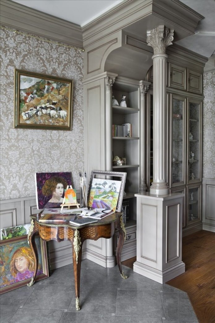 meubles avec stuc