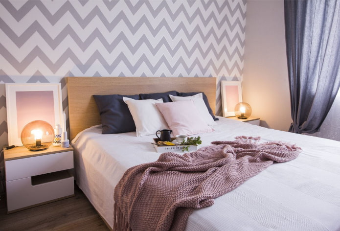 chemin de lit en textile