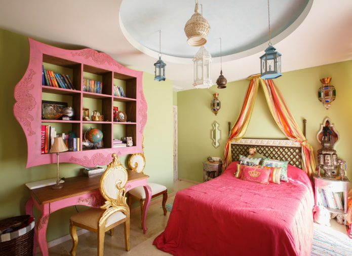 Aménagement d'une petite chambre pour une adolescente
