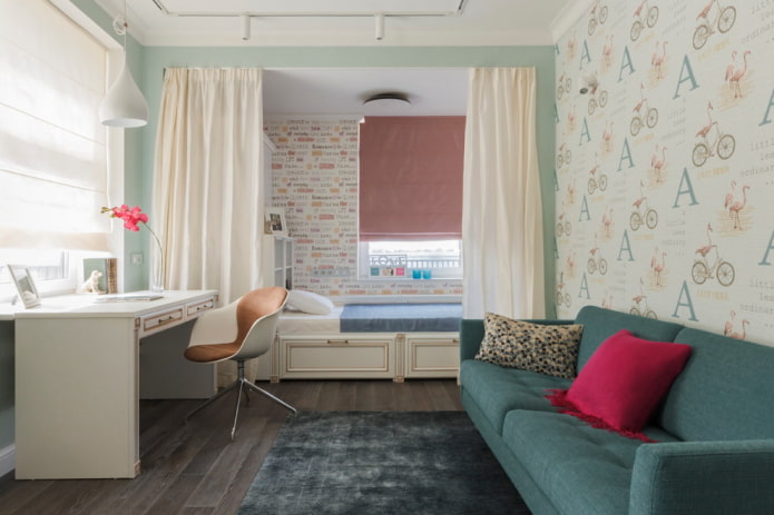 Agencement d'une chambre pour une adolescente