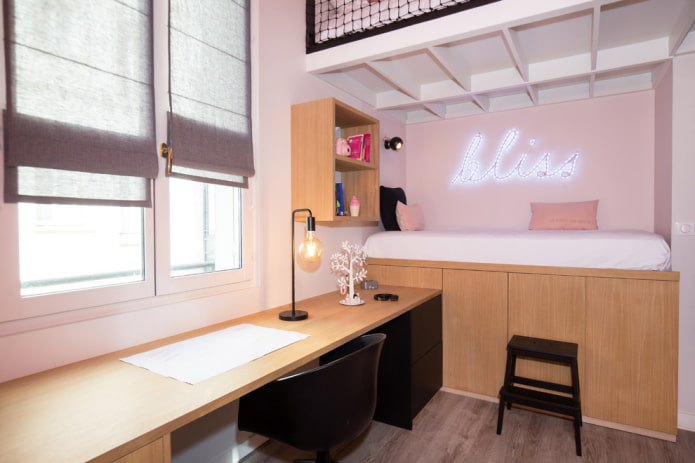 Agencement d'une chambre pour une adolescente