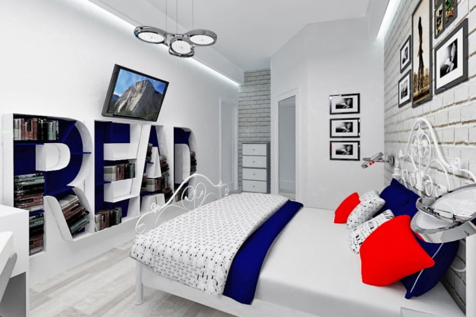 Couleurs d'une chambre d'adolescente