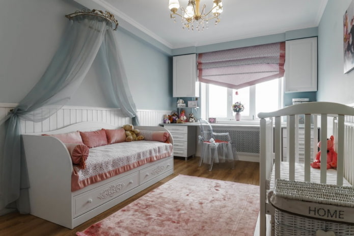 Aménagement d'une chambre pour deux filles d'âges différents 