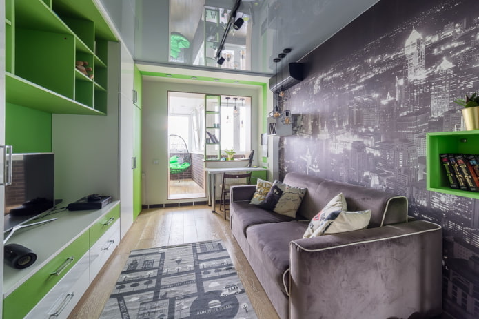 Agencement des meubles dans la chambre d'un adolescent
