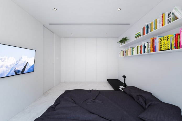 Chambre d'adolescent minimaliste
