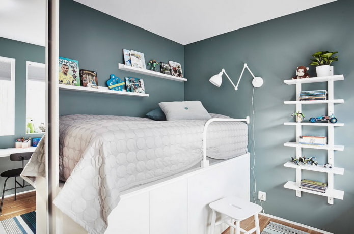 Chambre d'adolescent de style scandinave