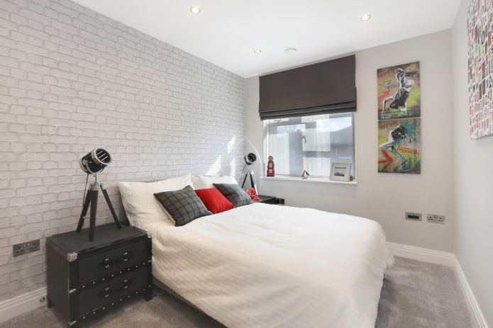 Schéma de couleurs d'une chambre d'adolescent