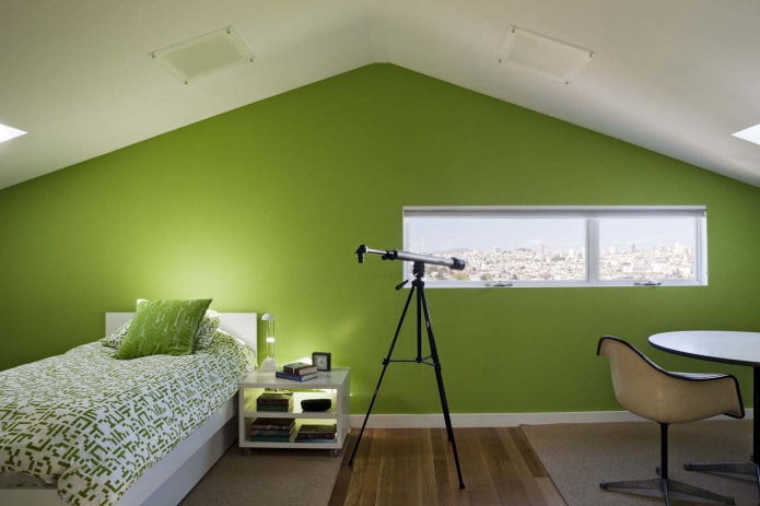 Schéma de couleurs d'une chambre d'adolescent
