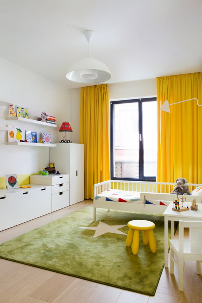 Éclairage dans la chambre d'enfant