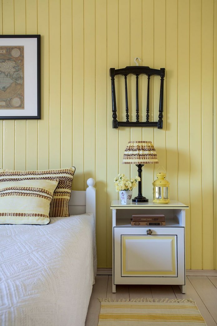 Clapboard dans la chambre